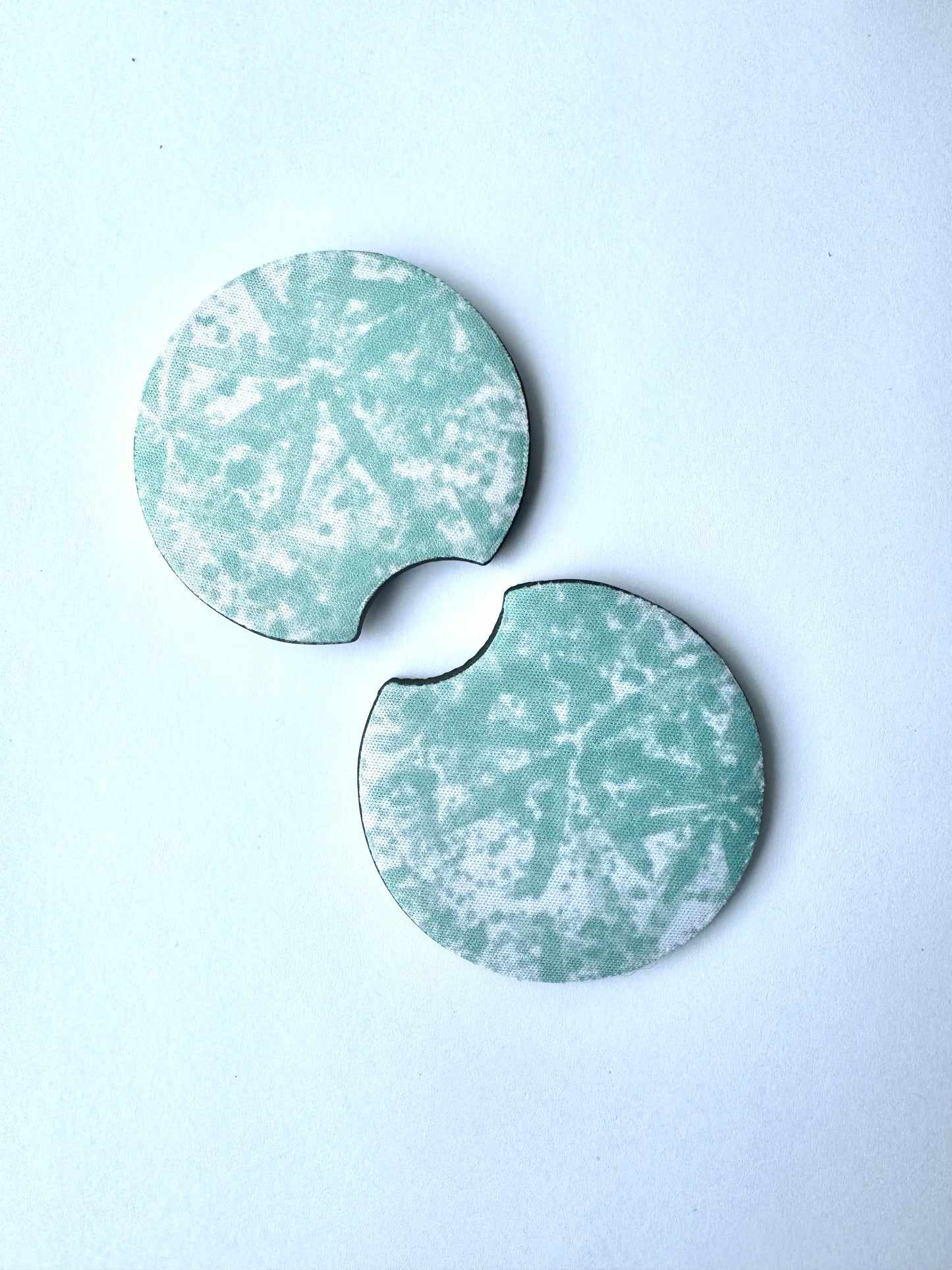 Blue Flower Car Coasters