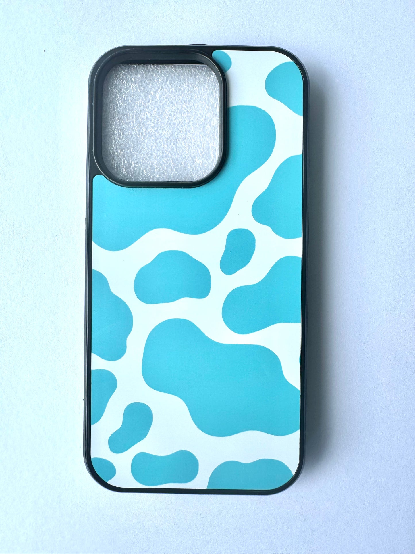 Blue Cow Print Case