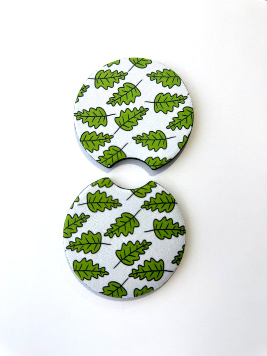 Oak Leaf Car Coasters
