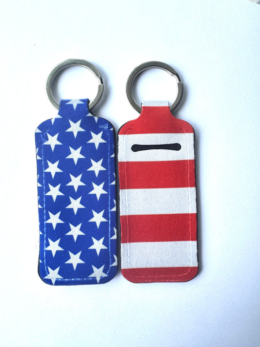 American Flag Chapstick Holder
