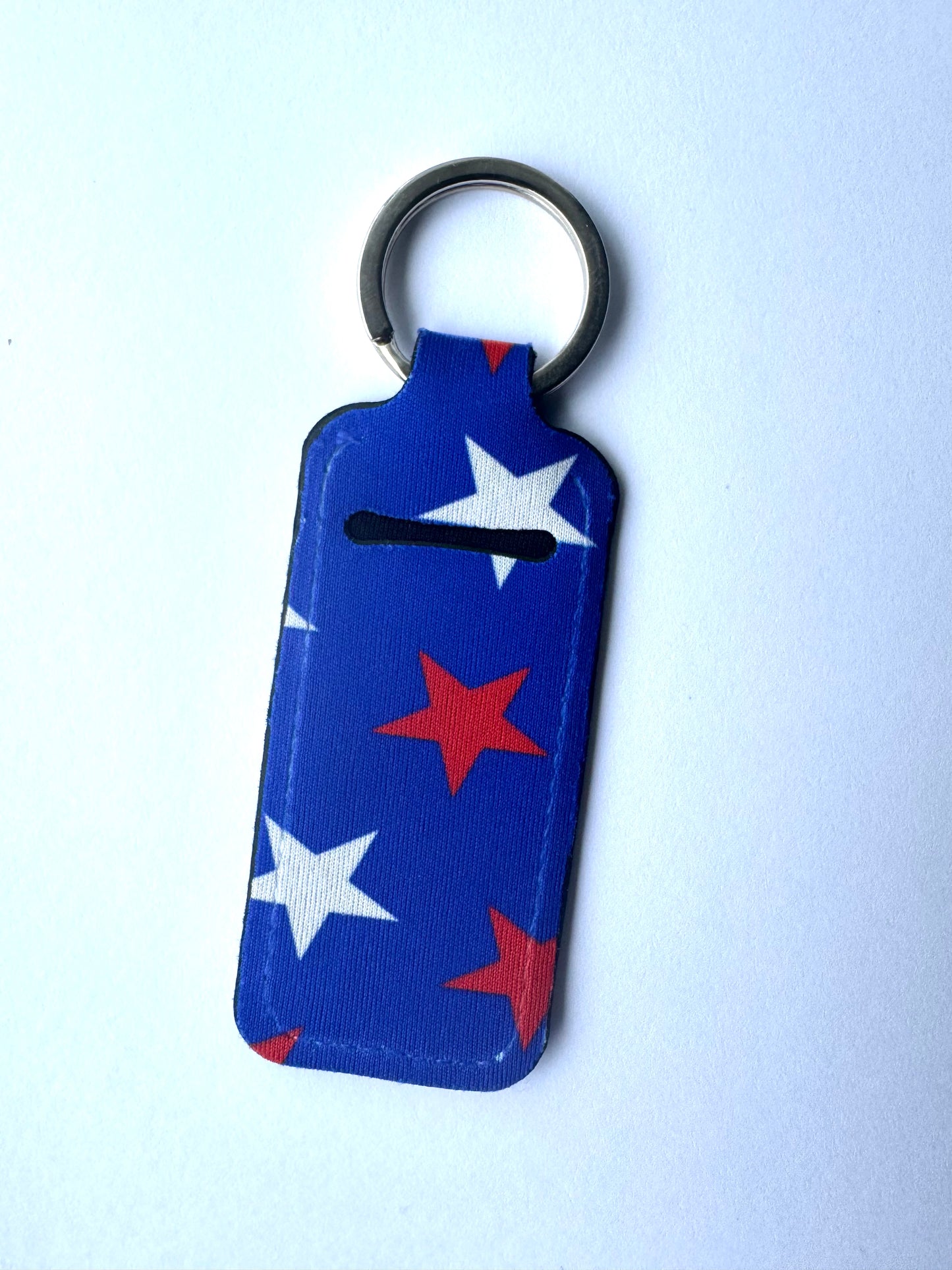 Red White & Blue Chapstick Holder