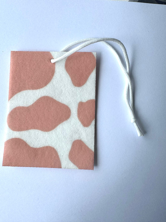 Pink Cow Car Freshener