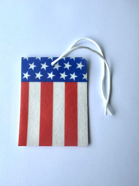 American Flag Car Freshener